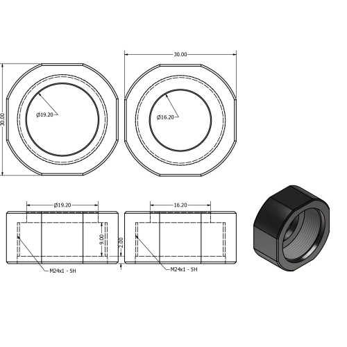 BOTNIA Gen 1 Series – Maxi, Midi, Mini | Дульный тормоз-компенсатор